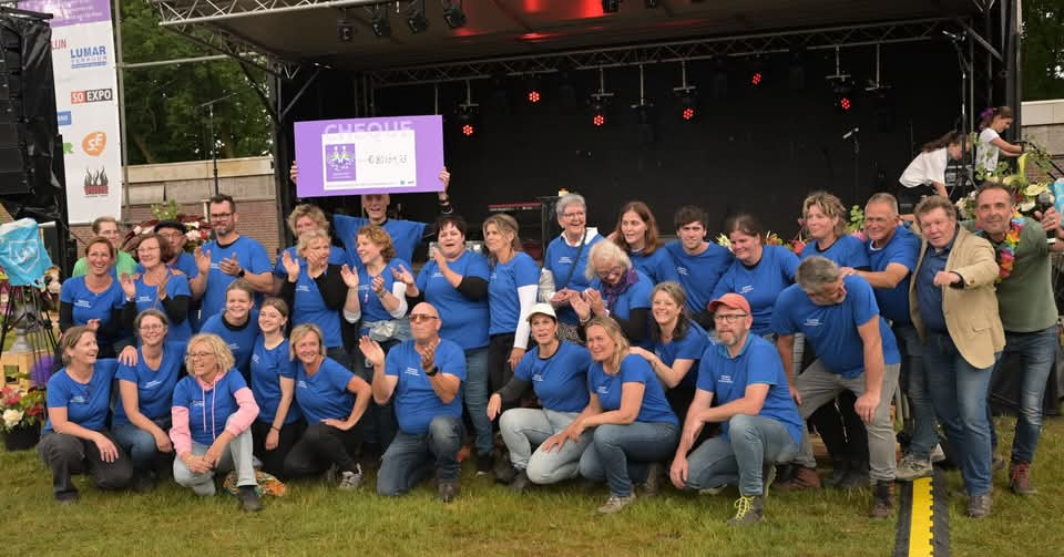 Samenloop Horst aan de Maas 2025 - organisatie en cheque.
